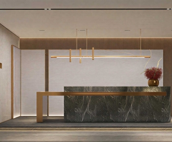 Modern Office Reception Desk-ID:302200085
