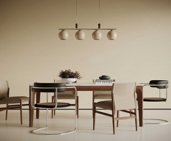 Wabi-sabi Style Dining Table And Chairs-ID:839740993