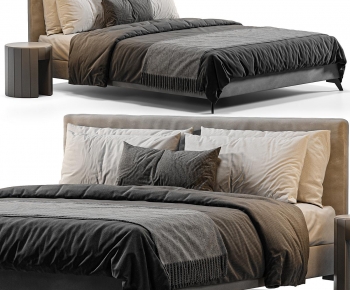 Modern Double Bed-ID:836169731