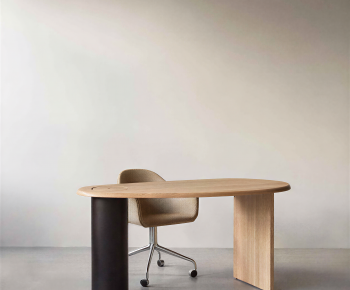 Modern Computer Desk And Chair-ID:753055108