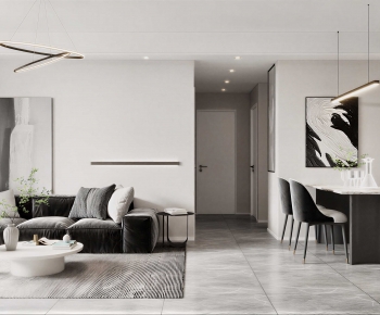 Modern A Living Room-ID:857482911