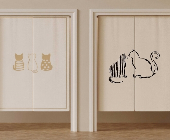 Modern Door Curtain-ID:510365017