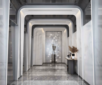 Modern Office Elevator Hall-ID:426995046