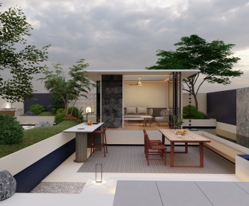 Modern Courtyard/landscape-ID:101780968