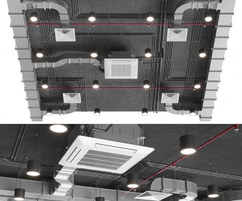 Modern Suspended Ceiling-ID:371182924