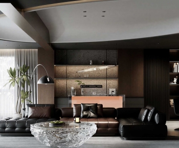 Modern A Living Room-ID:904182917