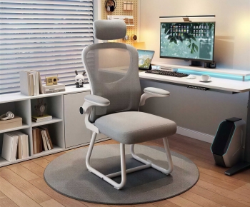 Modern Computer Desk And Chair-ID:655883078