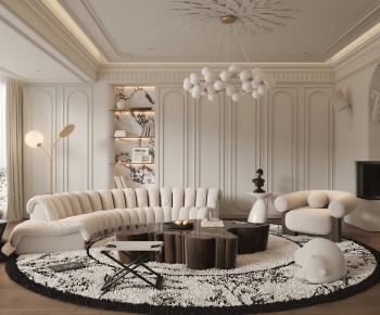 French Style A Living Room-ID:331214907