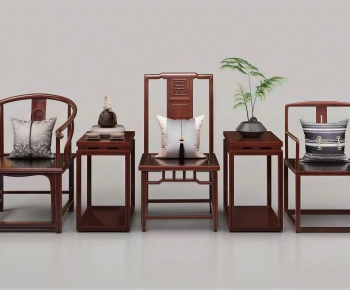 New Chinese Style Lounge Chair-ID:875946044