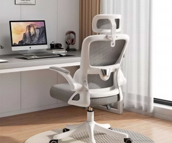 Modern Computer Desk And Chair-ID:376732116
