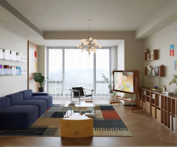 Modern A Living Room-ID:132720554