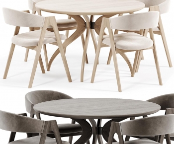 Modern Dining Table And Chairs-ID:883037096
