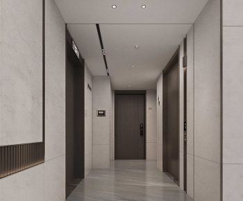 Modern Corridor/elevator Hall-ID:152393104