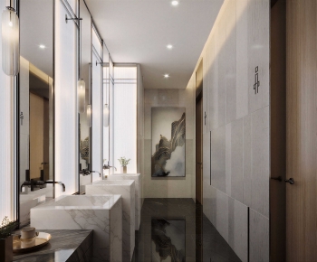 Modern Public Toilet-ID:966876036