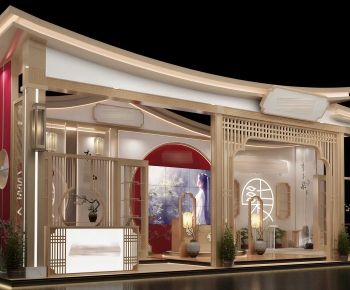 New Chinese Style Exhibition Hall-ID:150158881