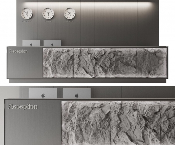 Modern Reception Desk-ID:700496914
