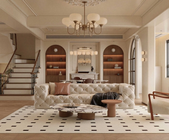 French Style A Living Room-ID:275193933