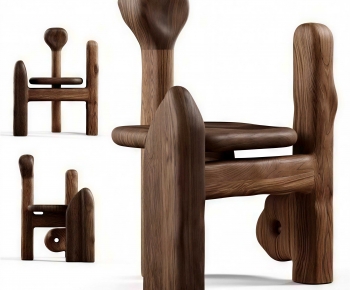 Wabi-sabi Style Single Chair-ID:683978083