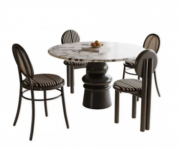 Modern Dining Table And Chairs-ID:971106053