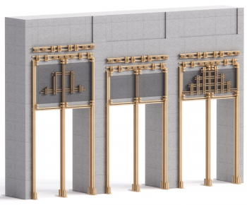 Modern Facade Element-ID:460278991