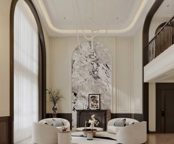 Modern A Living Room-ID:996402981