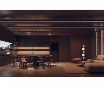 Modern A Living Room-ID:883920254