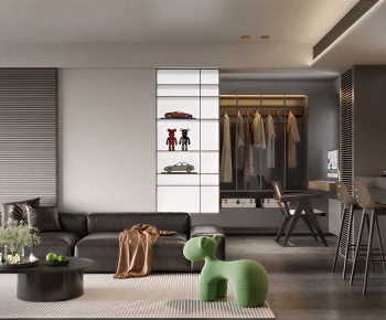 Modern A Living Room-ID:420370163