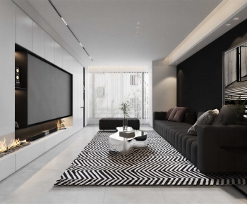 Modern A Living Room-ID:860209941