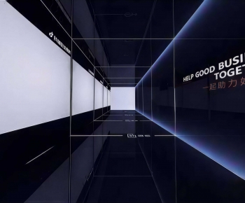 Modern Exhibition Hall-ID:592432983