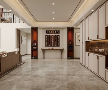 New Chinese Style Hallway-ID:823554048