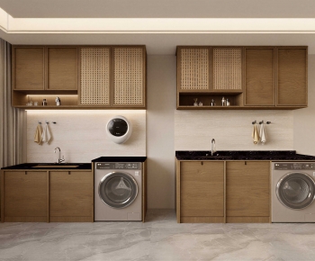 Modern Laundry Cabinet-ID:310516121