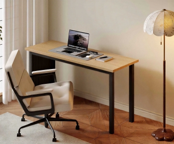 Modern Computer Desk And Chair-ID:546571973