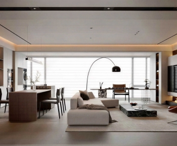 Modern A Living Room-ID:519685036