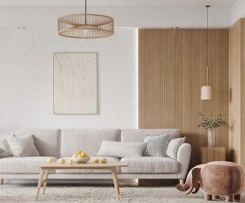 Japanese Style A Living Room-ID:976351981