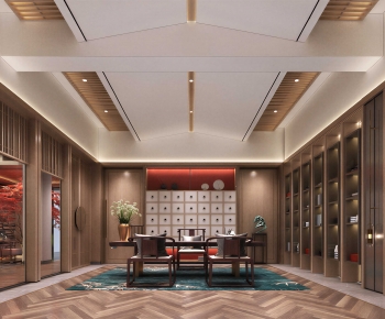 New Chinese Style Teahouse Tea House-ID:958674918