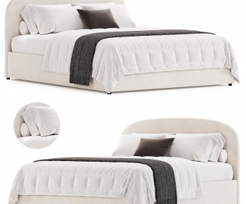 Modern Double Bed-ID:120465048