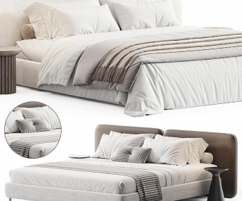 Modern Double Bed-ID:211215973