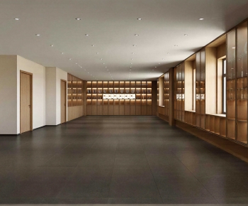 Modern Exhibition Hall-ID:173621265