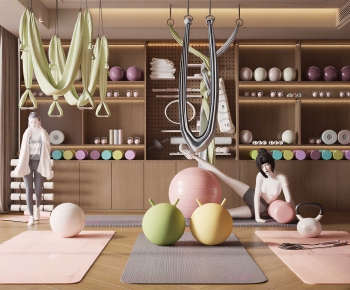 Modern Home Fitness Room-ID:598364111