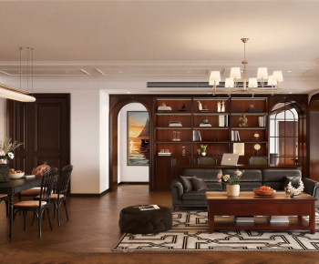 American Style A Living Room-ID:694403894