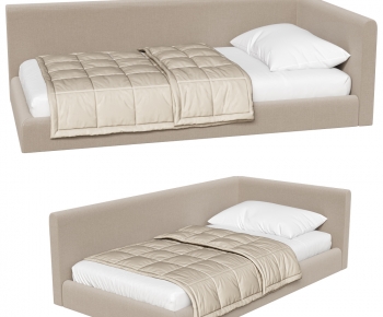 Modern Single Bed-ID:728585005