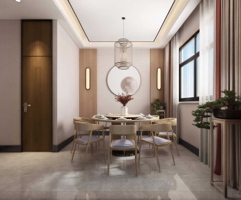 New Chinese Style Dining Room-ID:657133102