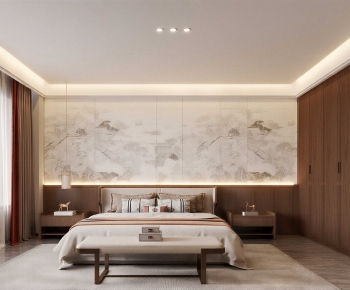 New Chinese Style Bedroom-ID:269871952