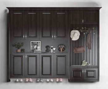 American Style Shoe Cabinet-ID:432507997