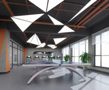 Modern Staff Recreation Room-ID:109163053