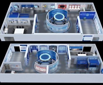 Modern Exhibition Hall-ID:132631066