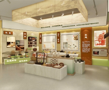 New Chinese Style Exhibition Hall-ID:485116968