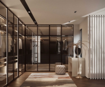 Modern Clothes Storage Area-ID:185960059