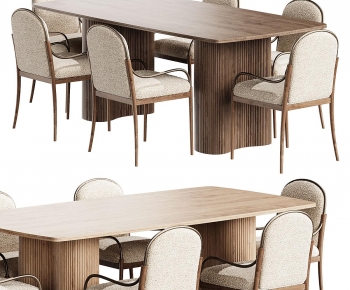 Modern Dining Table And Chairs-ID:560390004