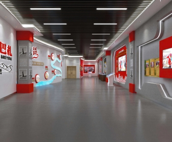 Modern Exhibition Hall-ID:685245045